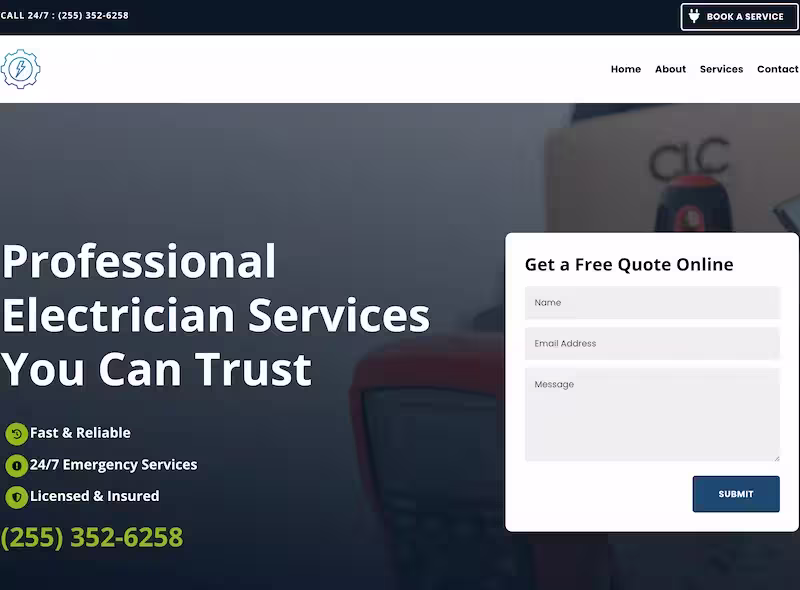 Electrician Local Website